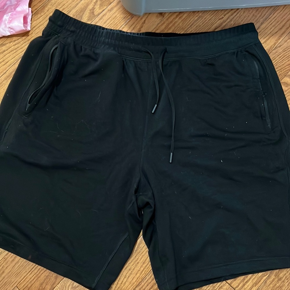Men’s black shorts